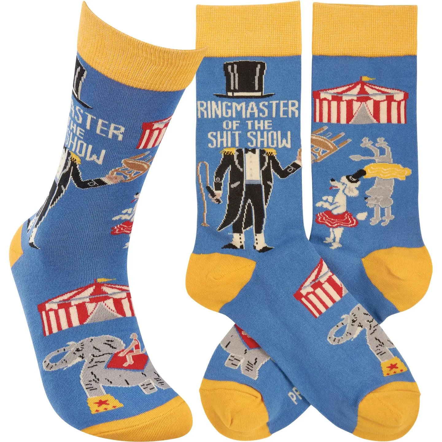 Ringmaster of the Shitshow Socks