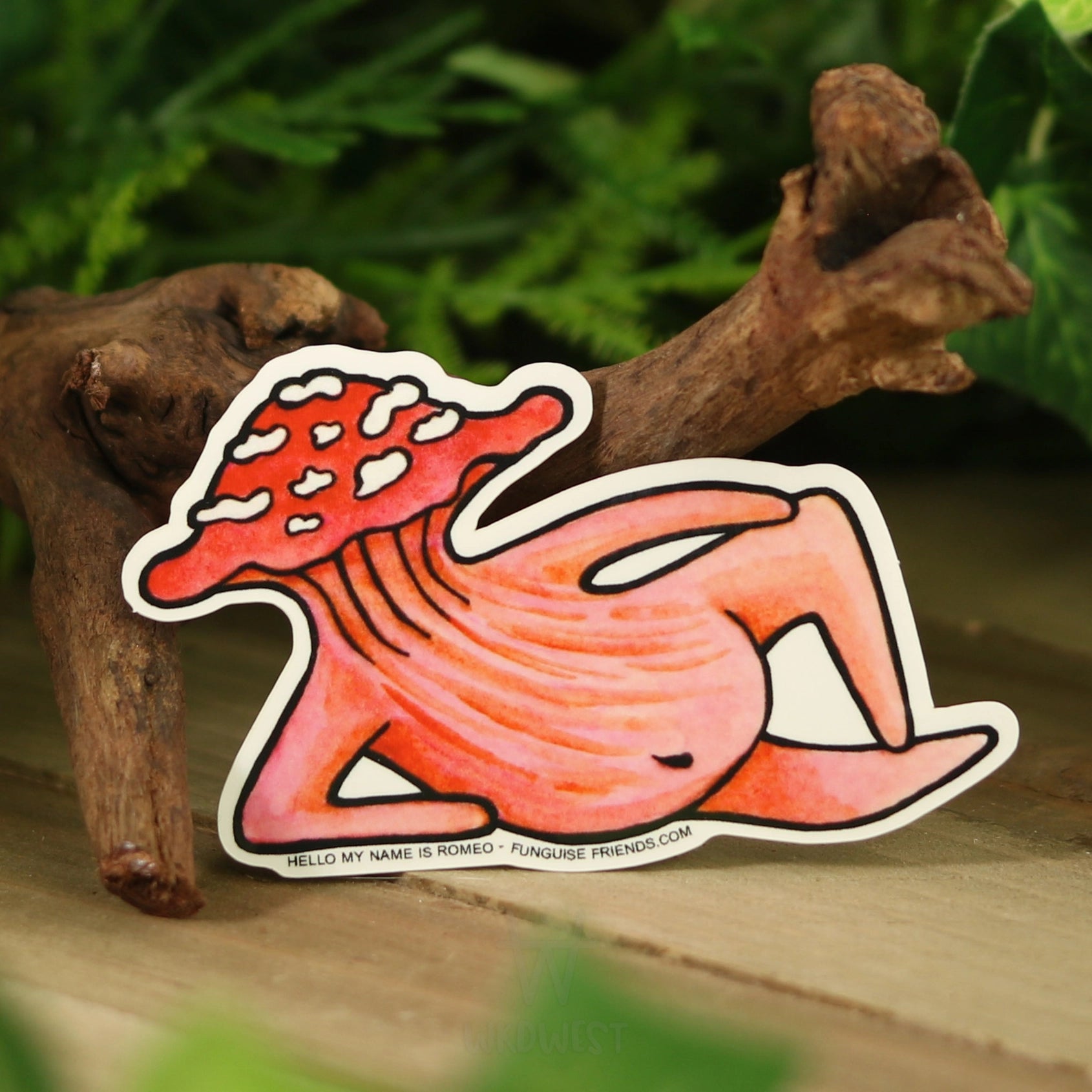 Vinyl FunguiseĀ® Sticker - Romeo