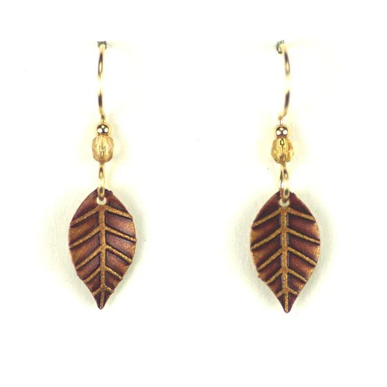 Simple Leaf Earrings