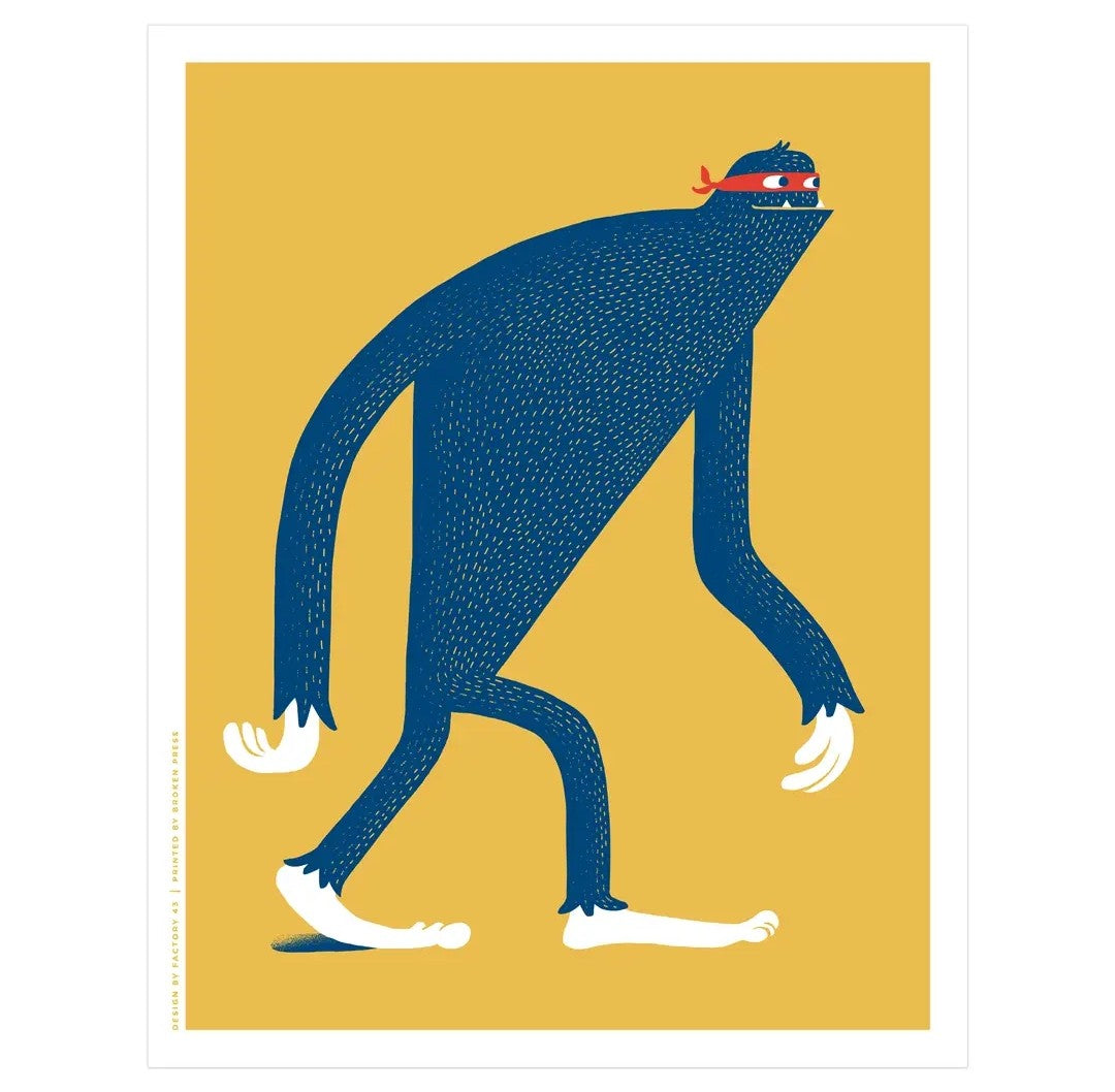 Sasquatch in Disguise Art Print