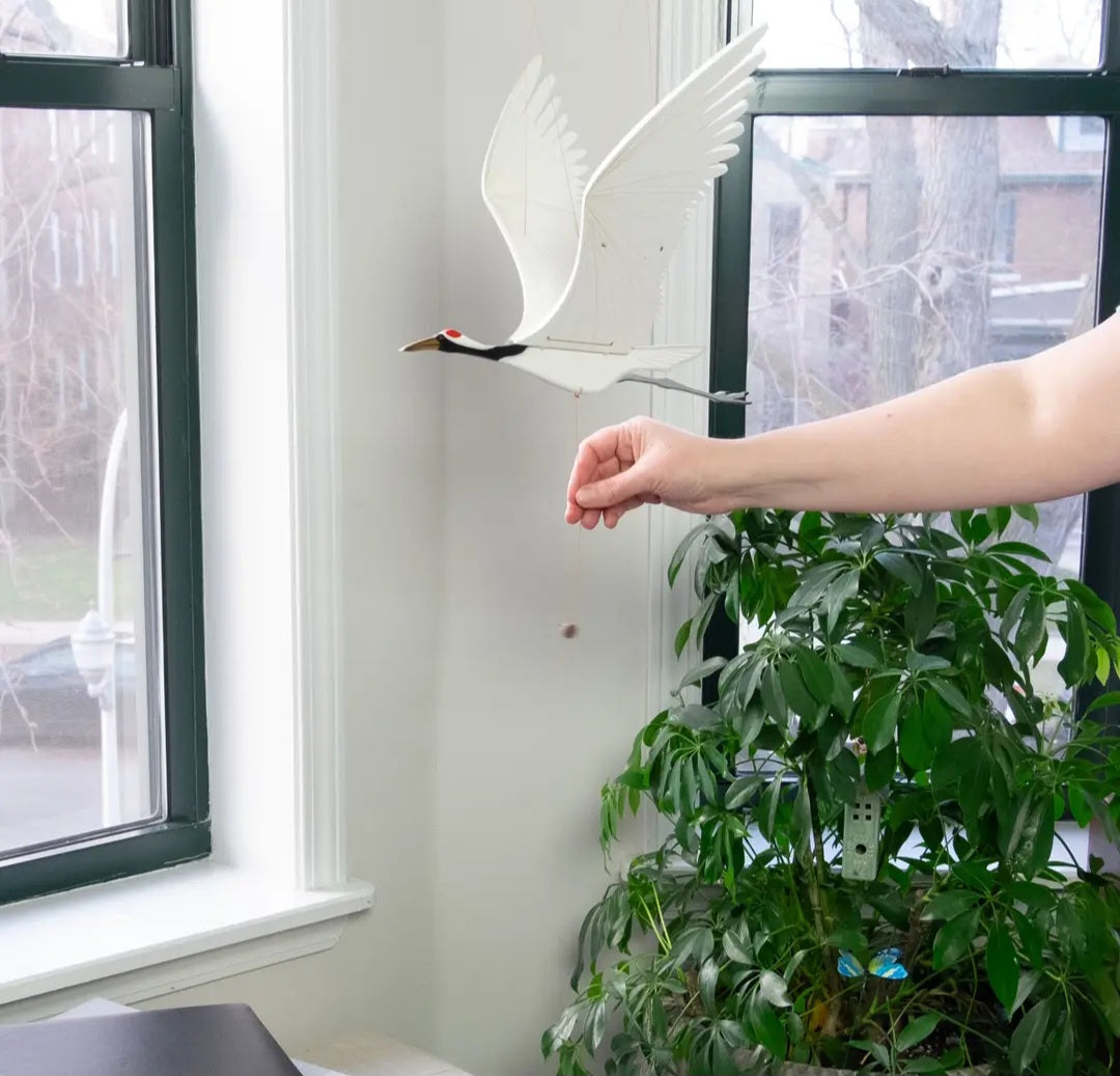 Crane Flying Mobile by Tulia's