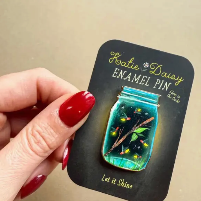 Firefly Jar Enamel Pin