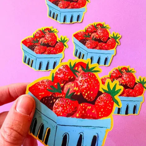 Strawberries Sticker