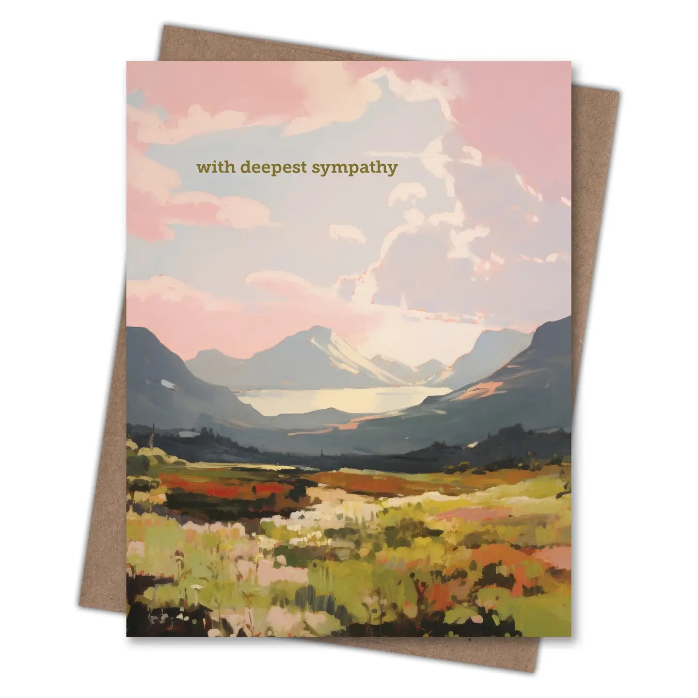 Sunset Sympathy Card