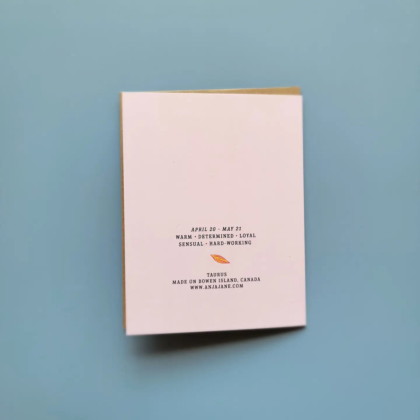 Taurus Greeting Card