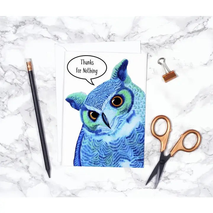 Thanks for Nothing Greeting Cards
