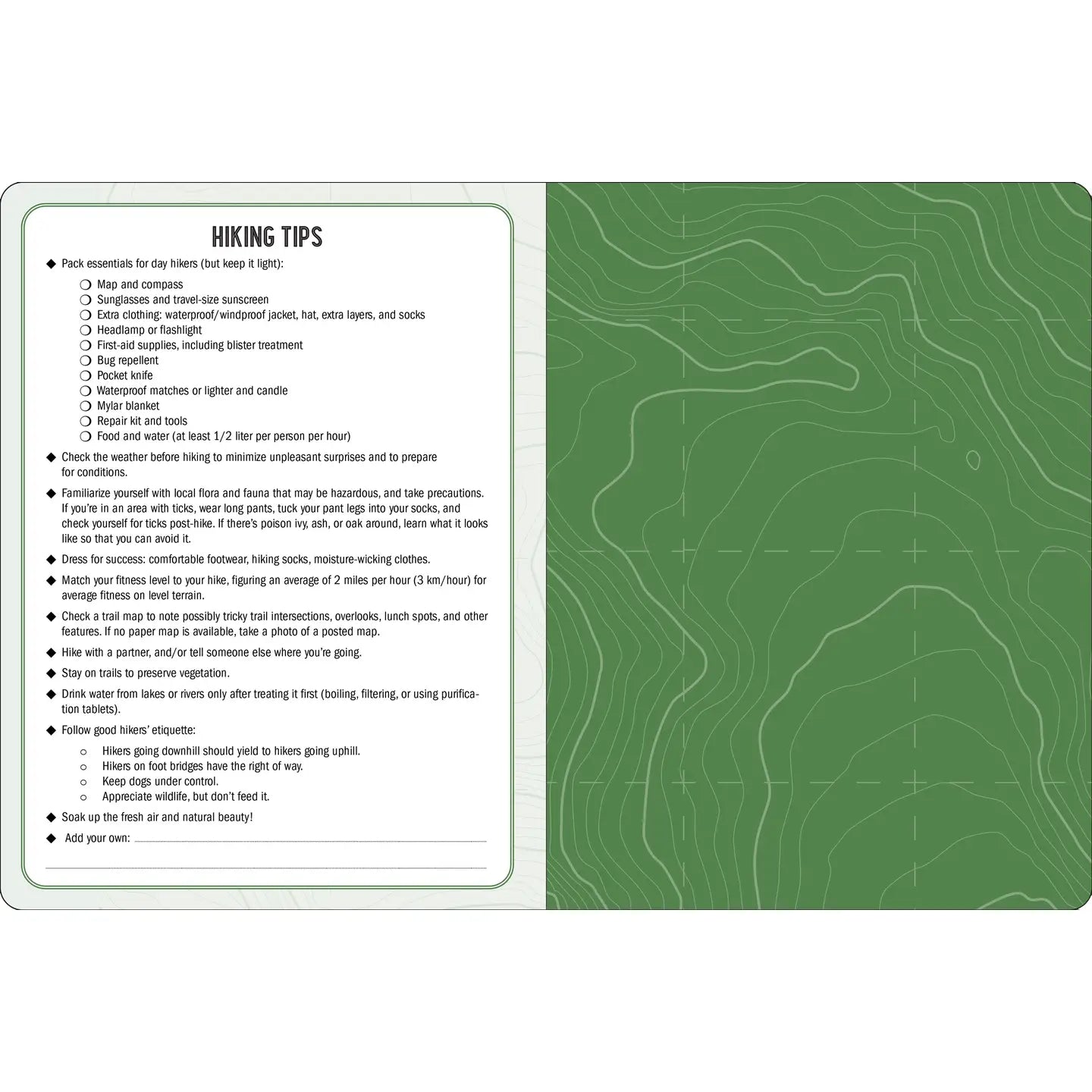 The Hiking Logbook: Record Your Adventures