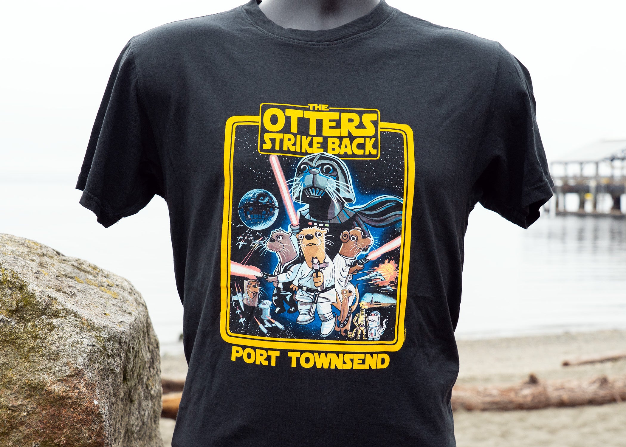 Port Townsend The Otters Strike Back Short Sleeve Shirt