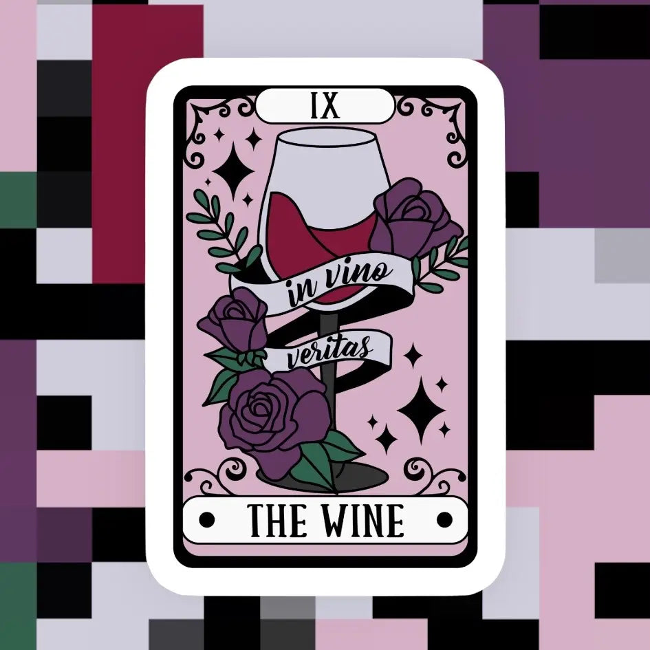 The Wine Tribe Tarot Sticker
