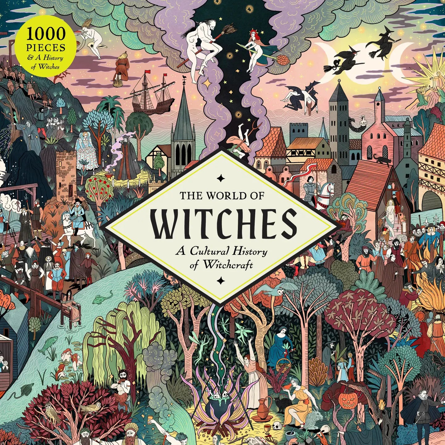 The World of Witches: A Cultural History of Witchcraft in A 1000-piece Jigsaw Puzzle