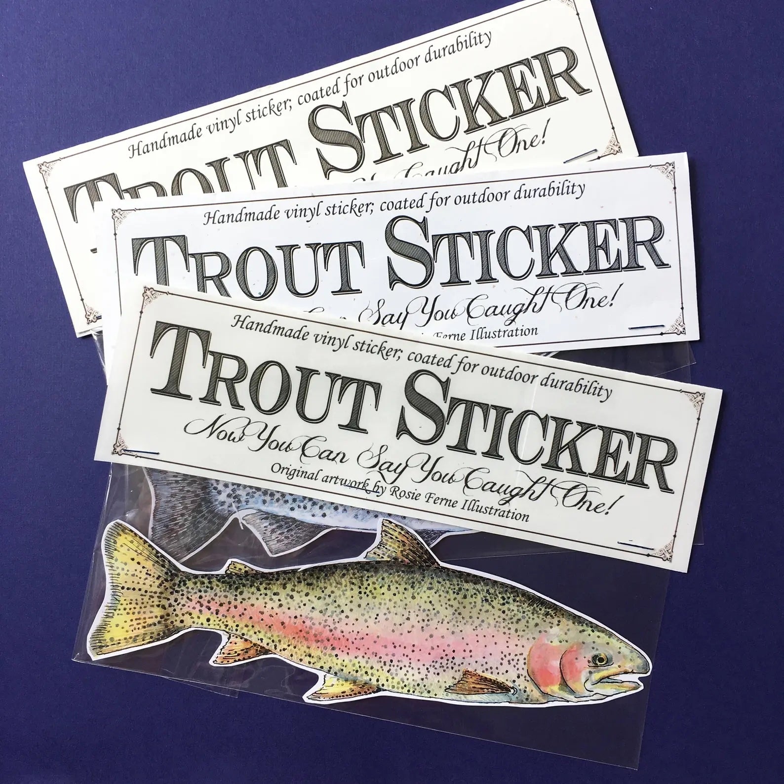 Trout Sticker