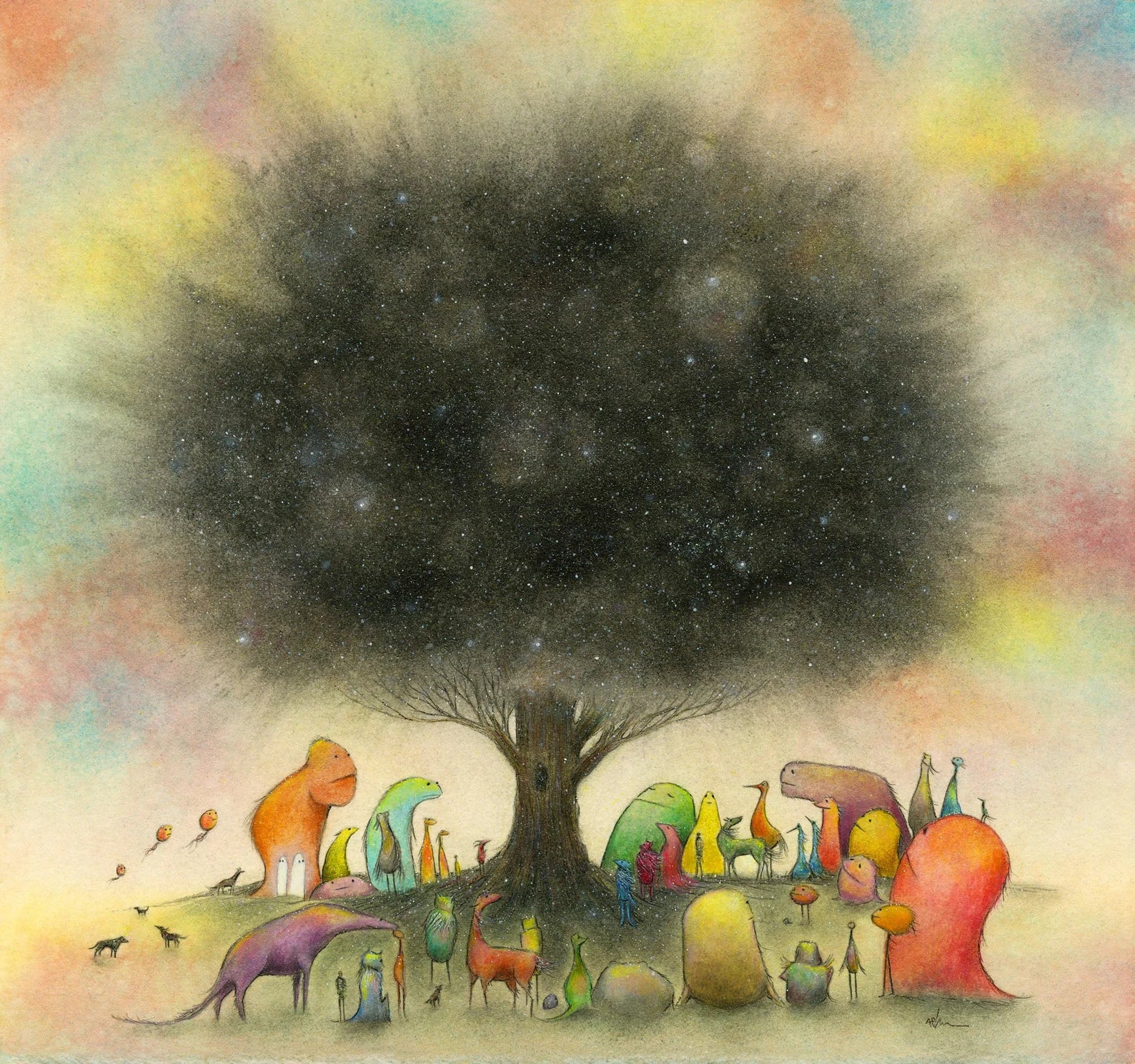 The Truth Of The Universe Is Waiting Art Print