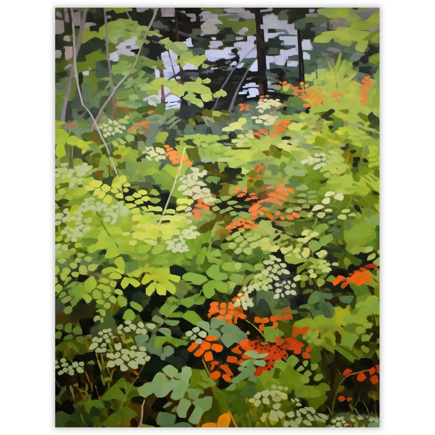 Into the Forest Understory Notecard