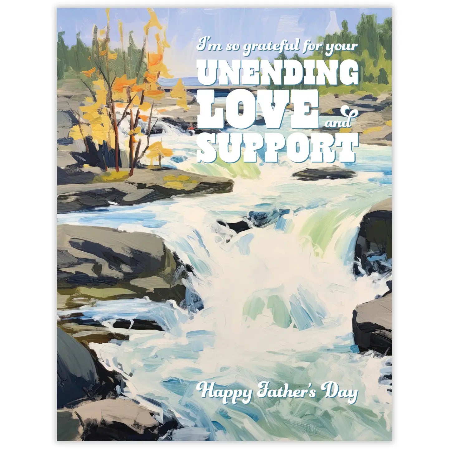 Unending Dad Love Greeting Card