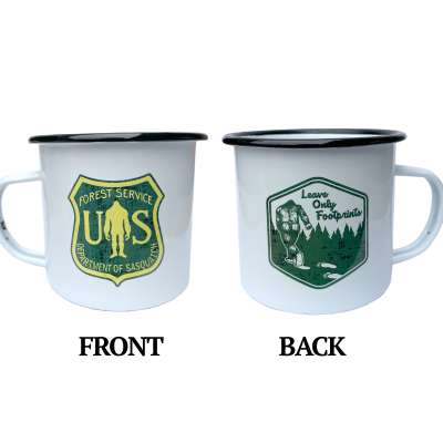 Leave Only Footprints Campfire Mug