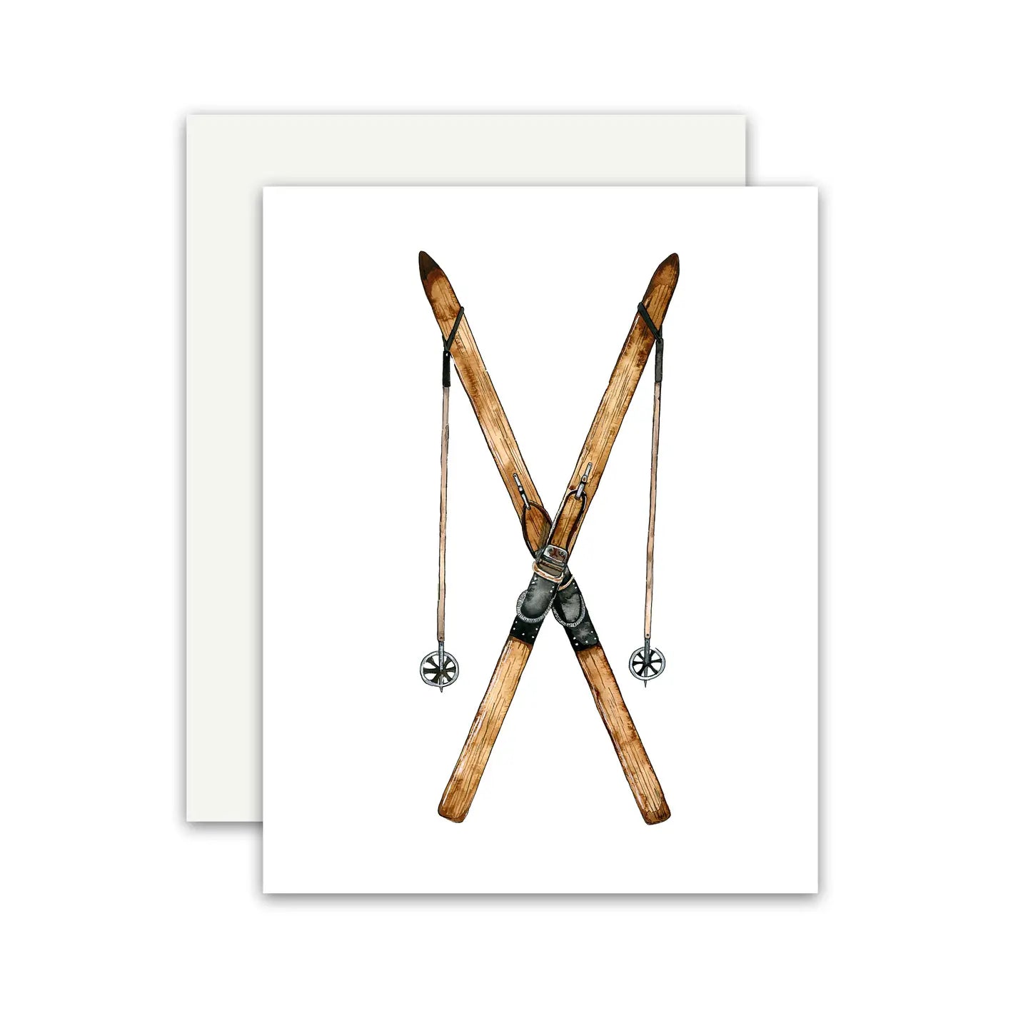 Vintage Ski Card