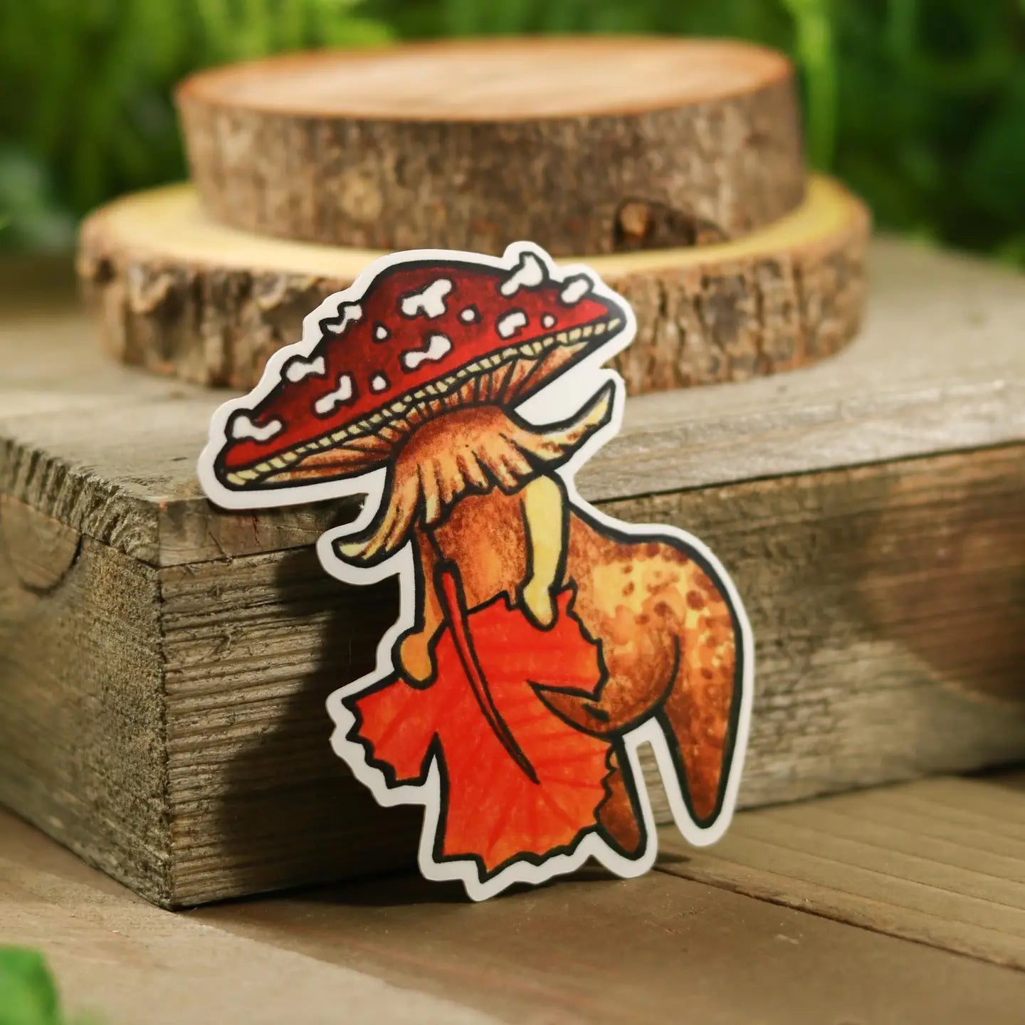 Vinyl FunguiseĀ® Sticker - Autumn