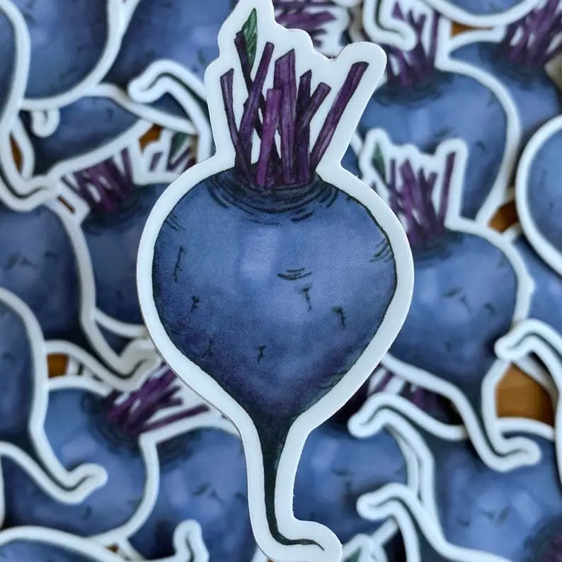 Water Resistant Beet Root Watercolor Sticker