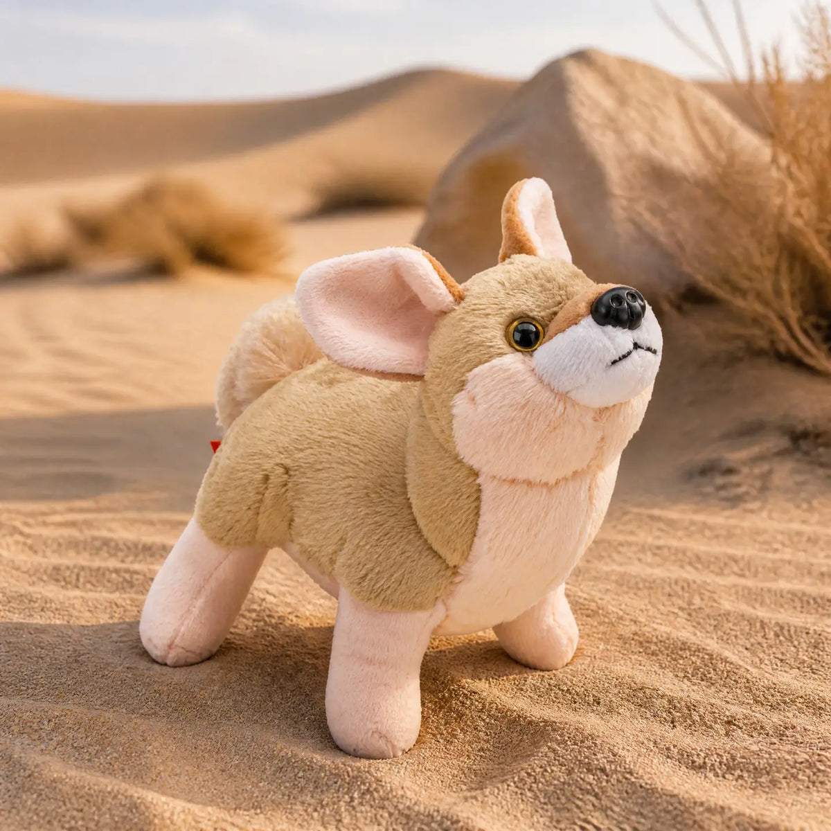Wild Calls Coyote Stuffed Animal W Sound 8"