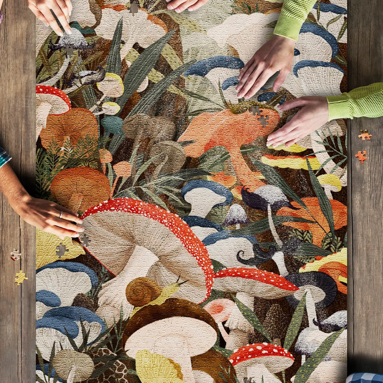 Woodland Mushrooms 1000 Piece Puzzle