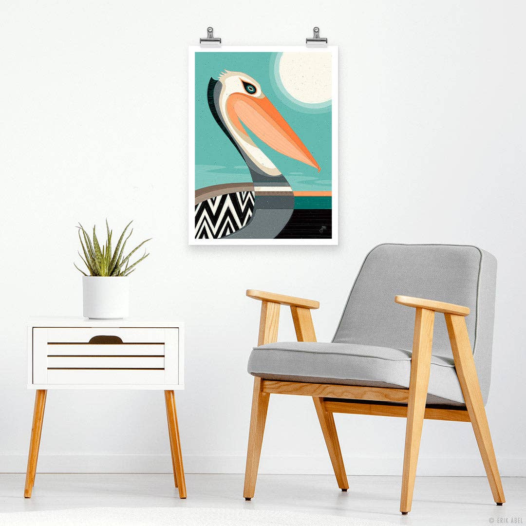 Pelecanidae - WHLSL Print: Unframed / 9x12 / Bamboo Paper