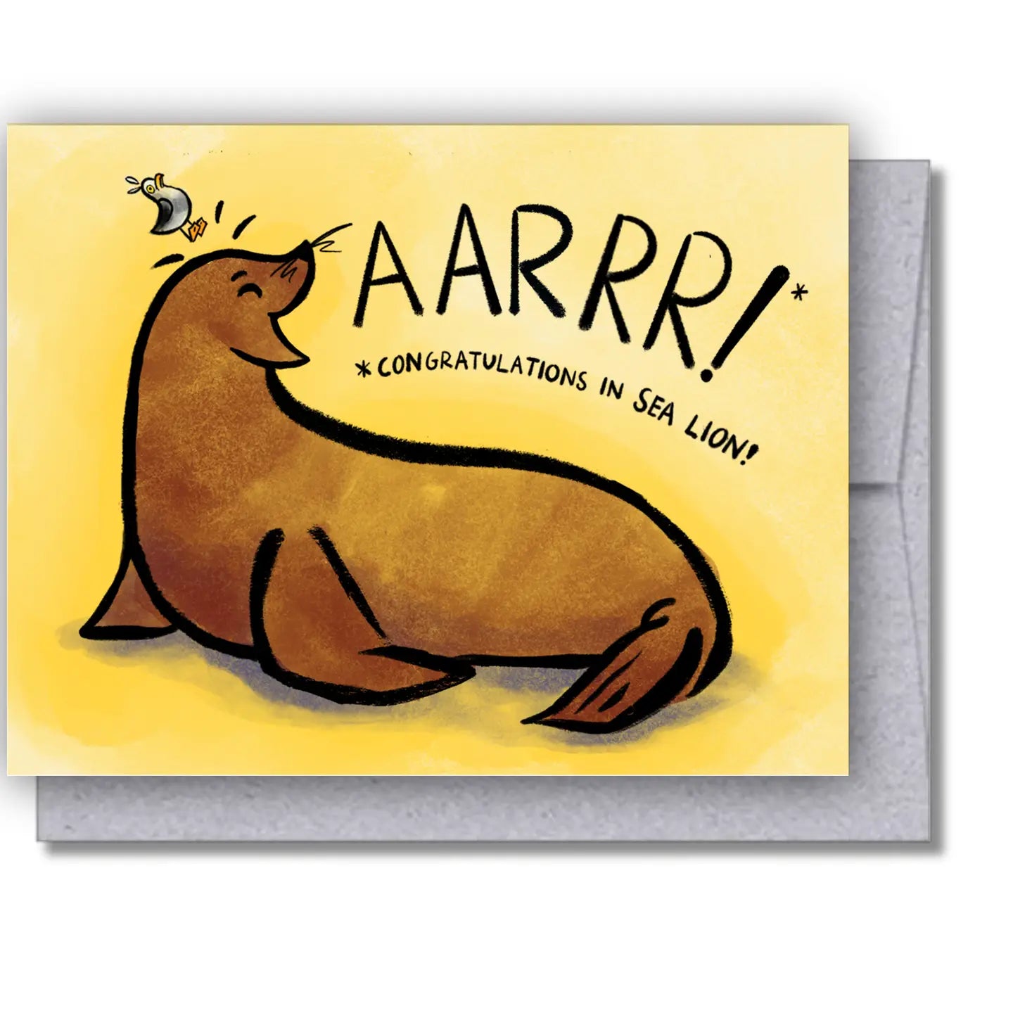 Sea Lion Congratulations Card