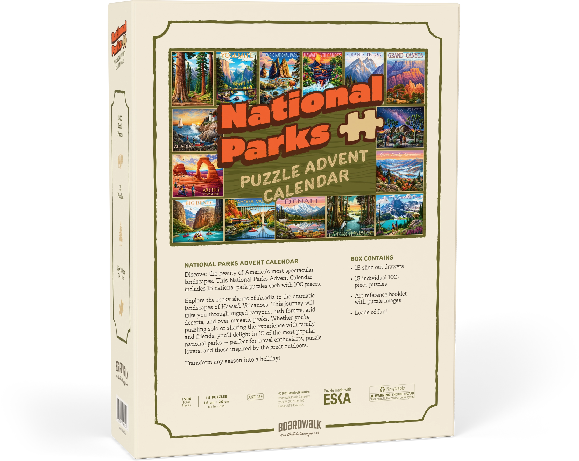 National Parks Puzzle Advent Calendar Vol. 1