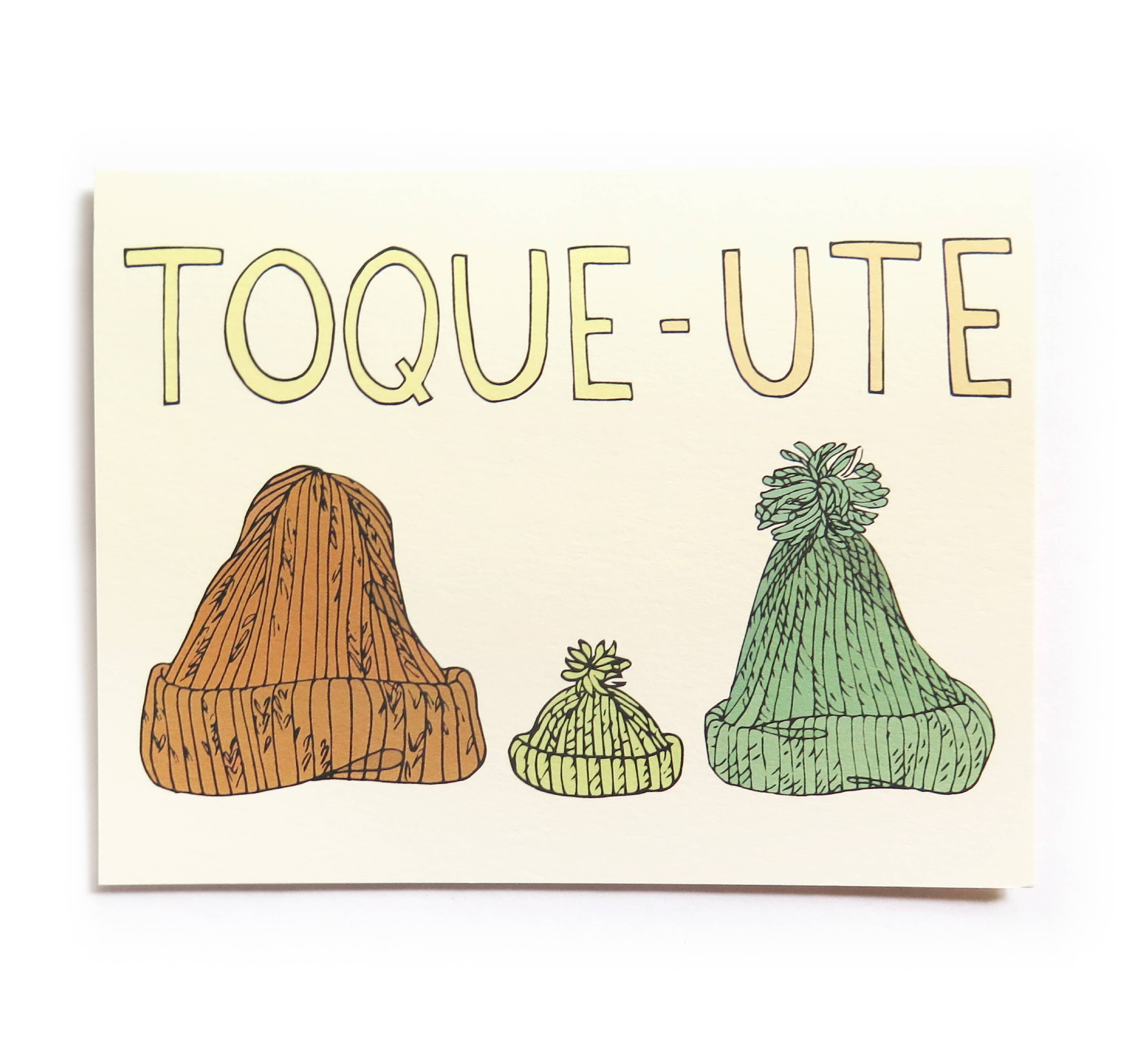 Too Cute Toques Card