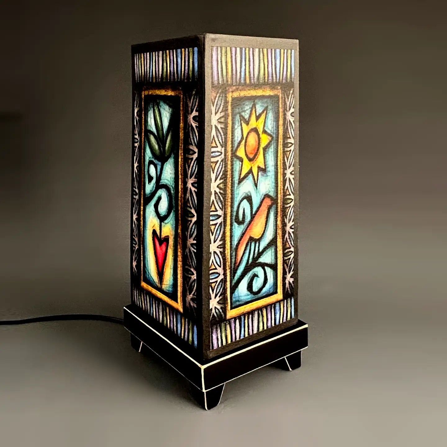 Bird/Heart with Border Mood Lamp