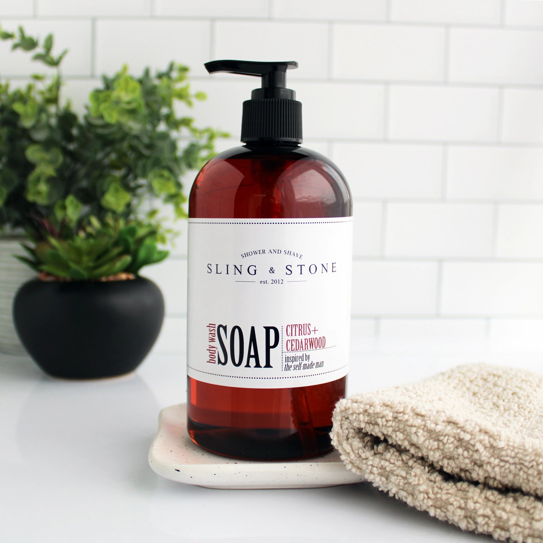 Sling and Stone Body Wash | Citrus+Cedarwood