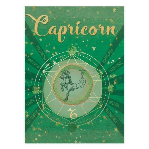 Zodiac Juniper Trail Greeting Card- Capricorn