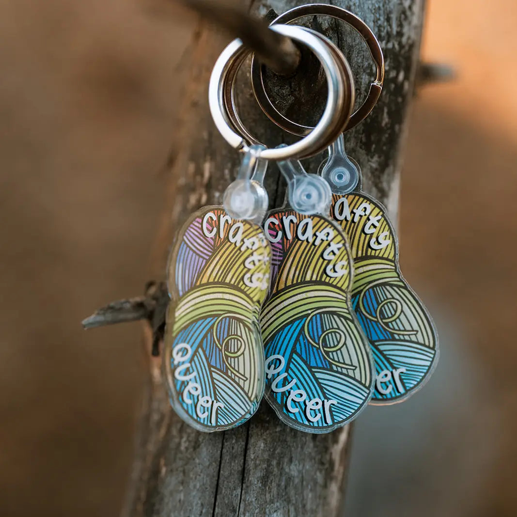 Crafty Queer - Keychain