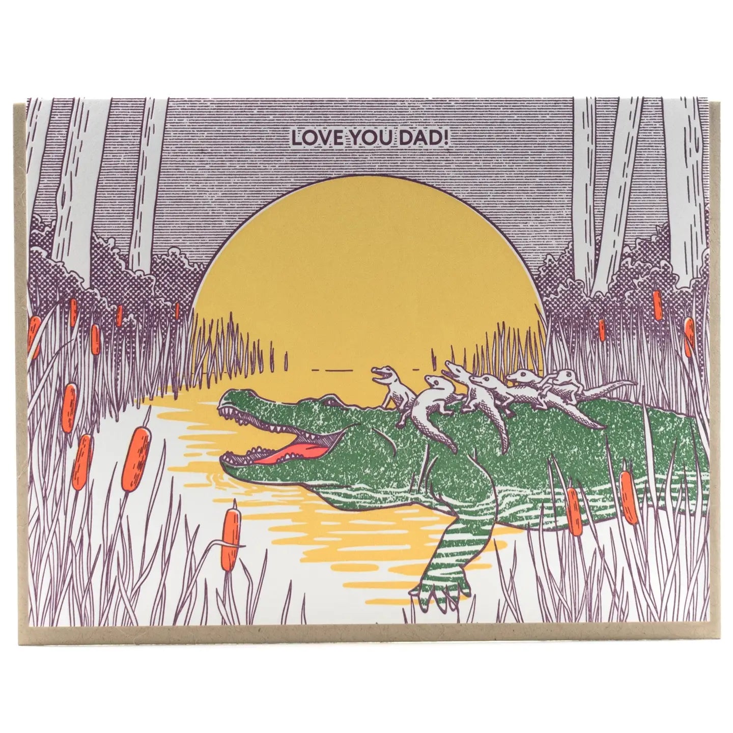 Father's Day Croc Dad Greeting Card