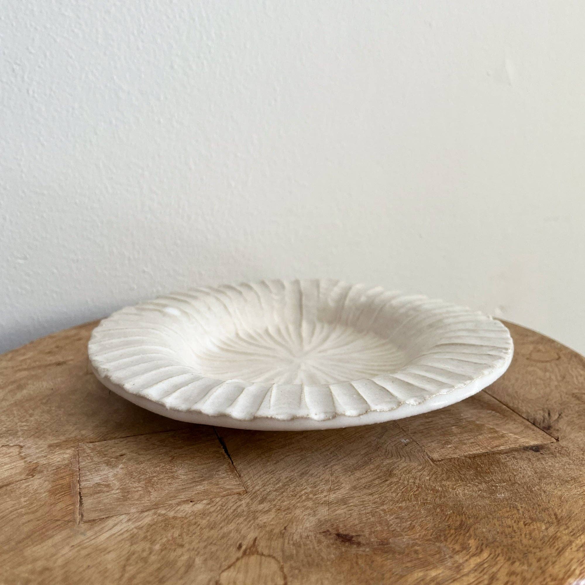 Sunburst Carved Tray