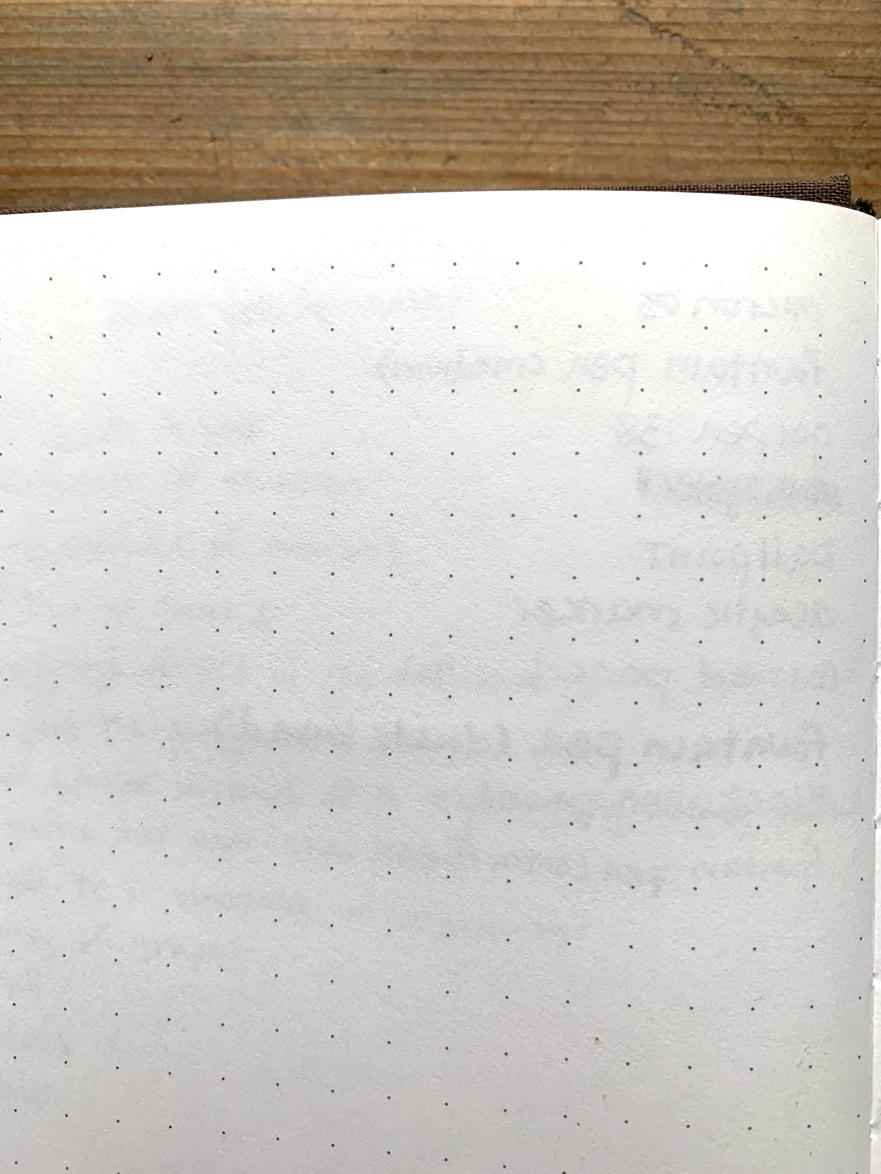The Wanderer - B6 vegan dot grid notebook, 100gsm ivory pape: Gold