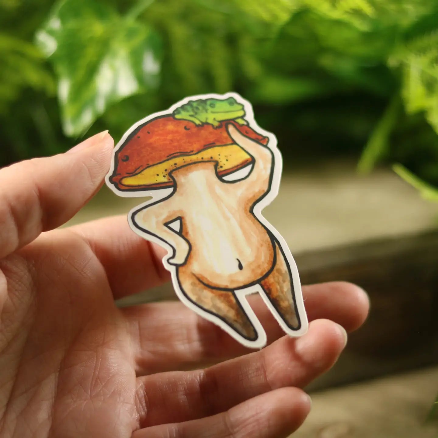 Vinyl FunguiseĀ® Sticker - Toad