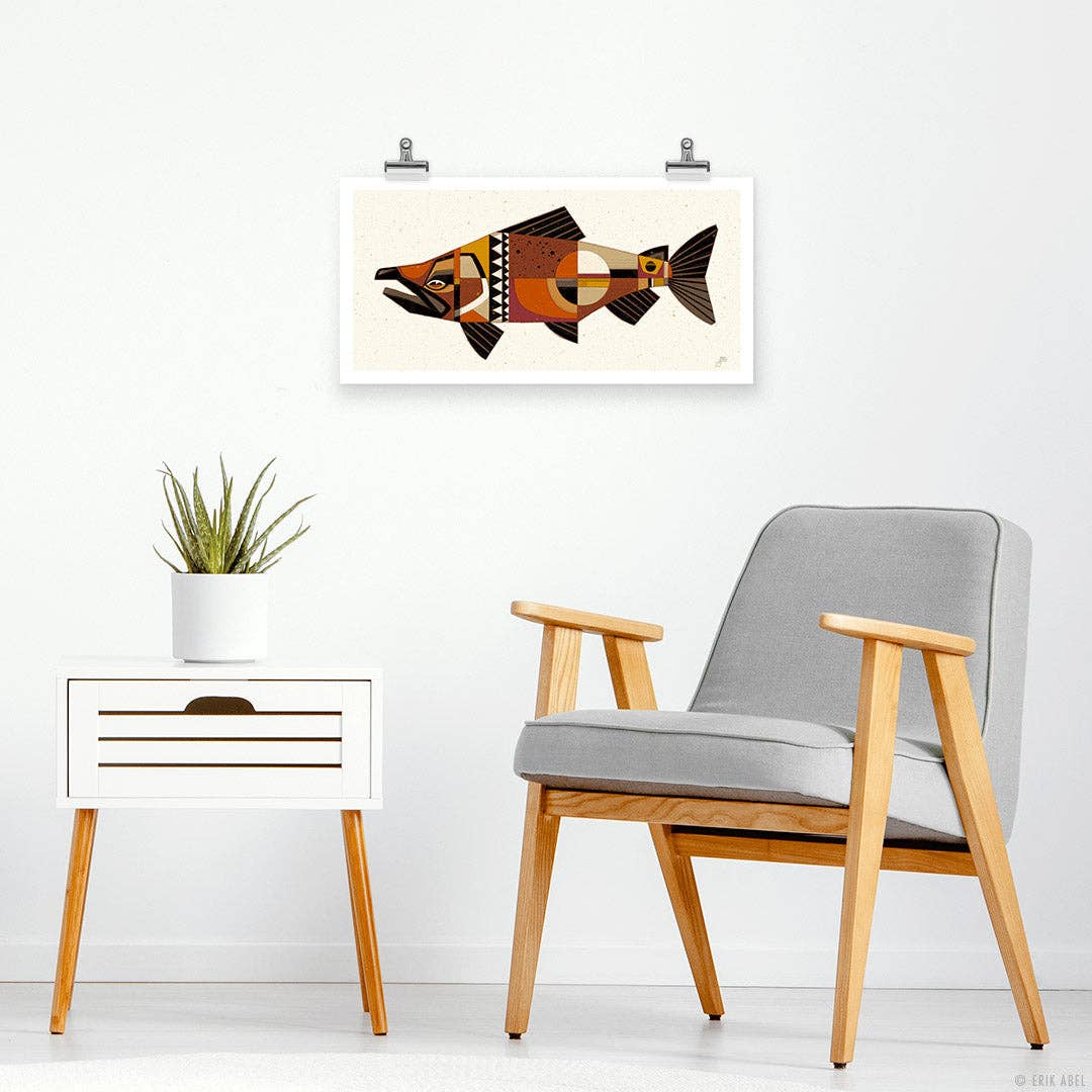 Chinook - WHLSL Print: Unframed / 12x6 / Bamboo Paper