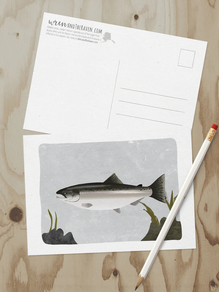 Silver Salmon Postcard
