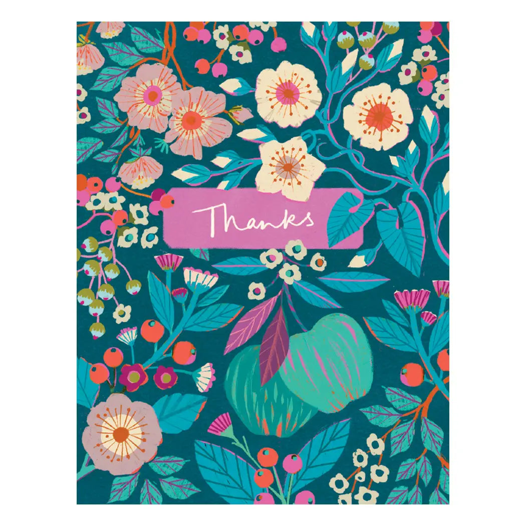 Floral Thank You Card
