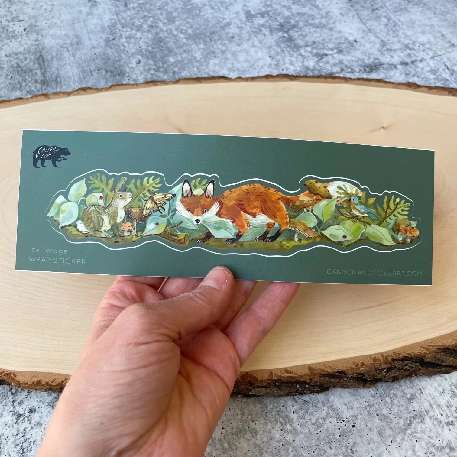 Fox Wrap Sticker