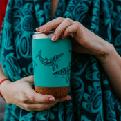 Cork Base Travel Mugs | Humpback Whale 12 oz