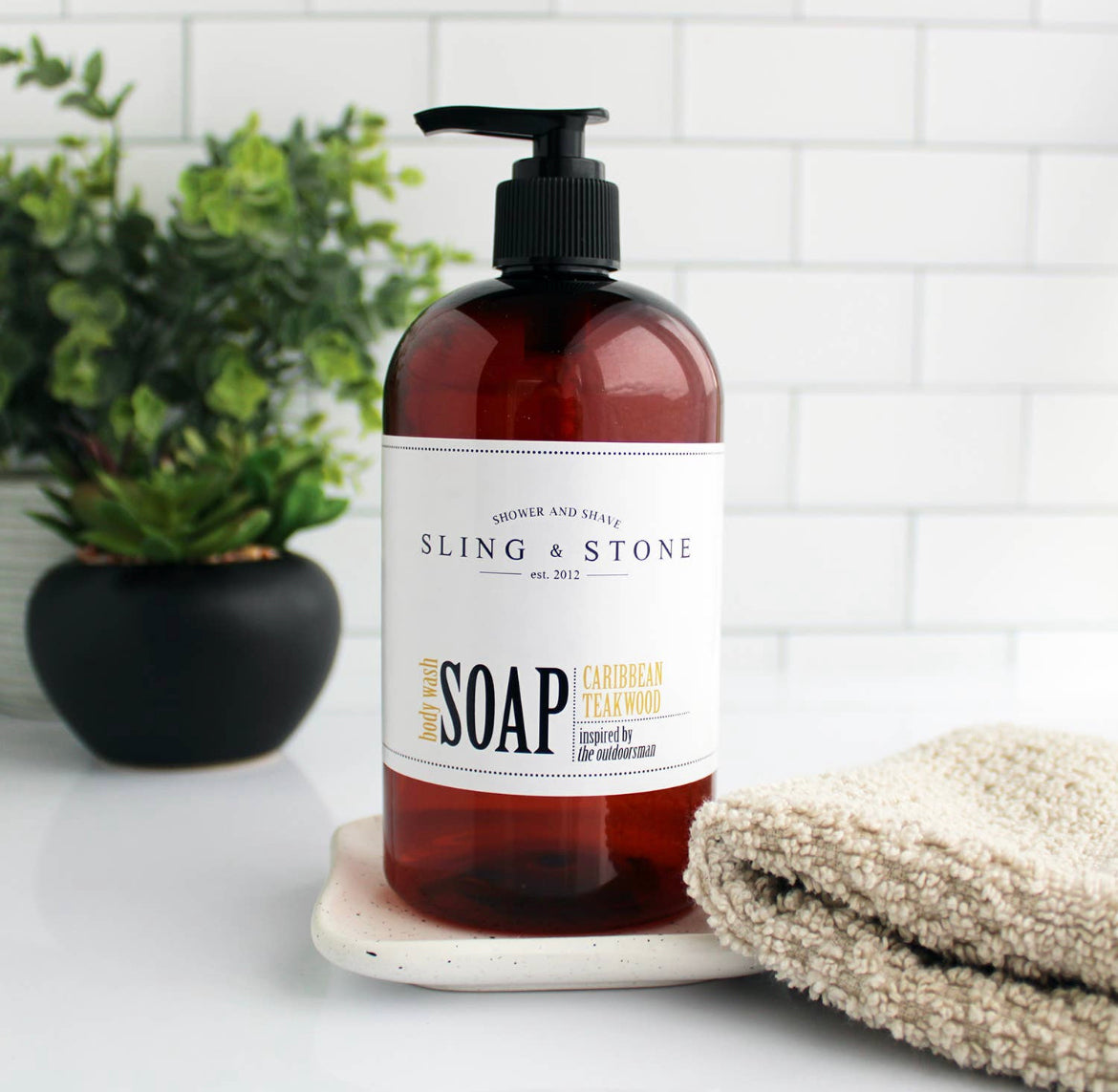 Sling and Stone Body Wash | Caribbean Teakwood