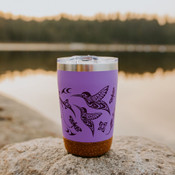 Cork Base Travel Mugs | Hummingbird