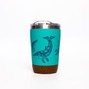 Cork Base Travel Mugs | Humpback Whale 12 oz