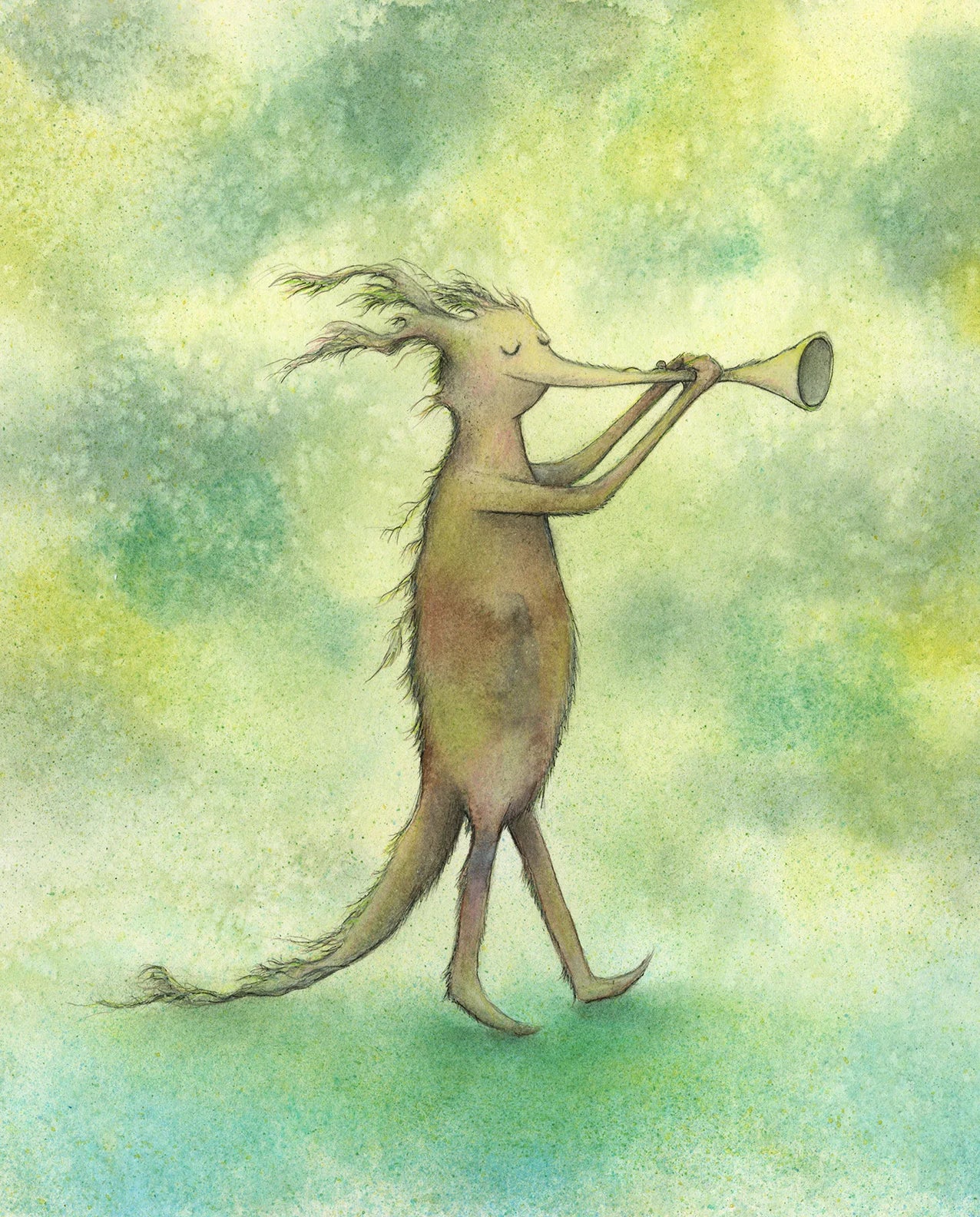 In Order to Free His Mind of Worry Art Print