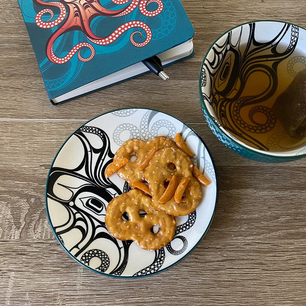 Octopus (Nuu) Porcelain Art Plate