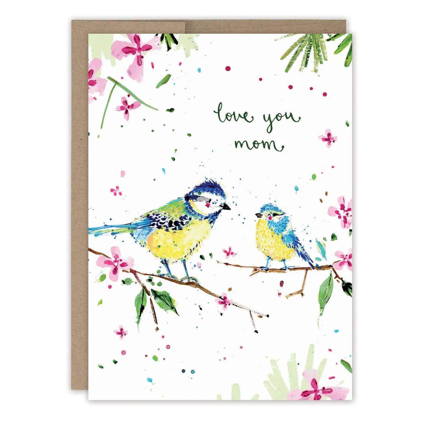 Birds Love You Mom Mother's Day Card