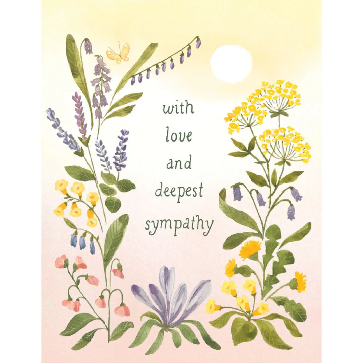 Morning Meadow Sympathy Card
