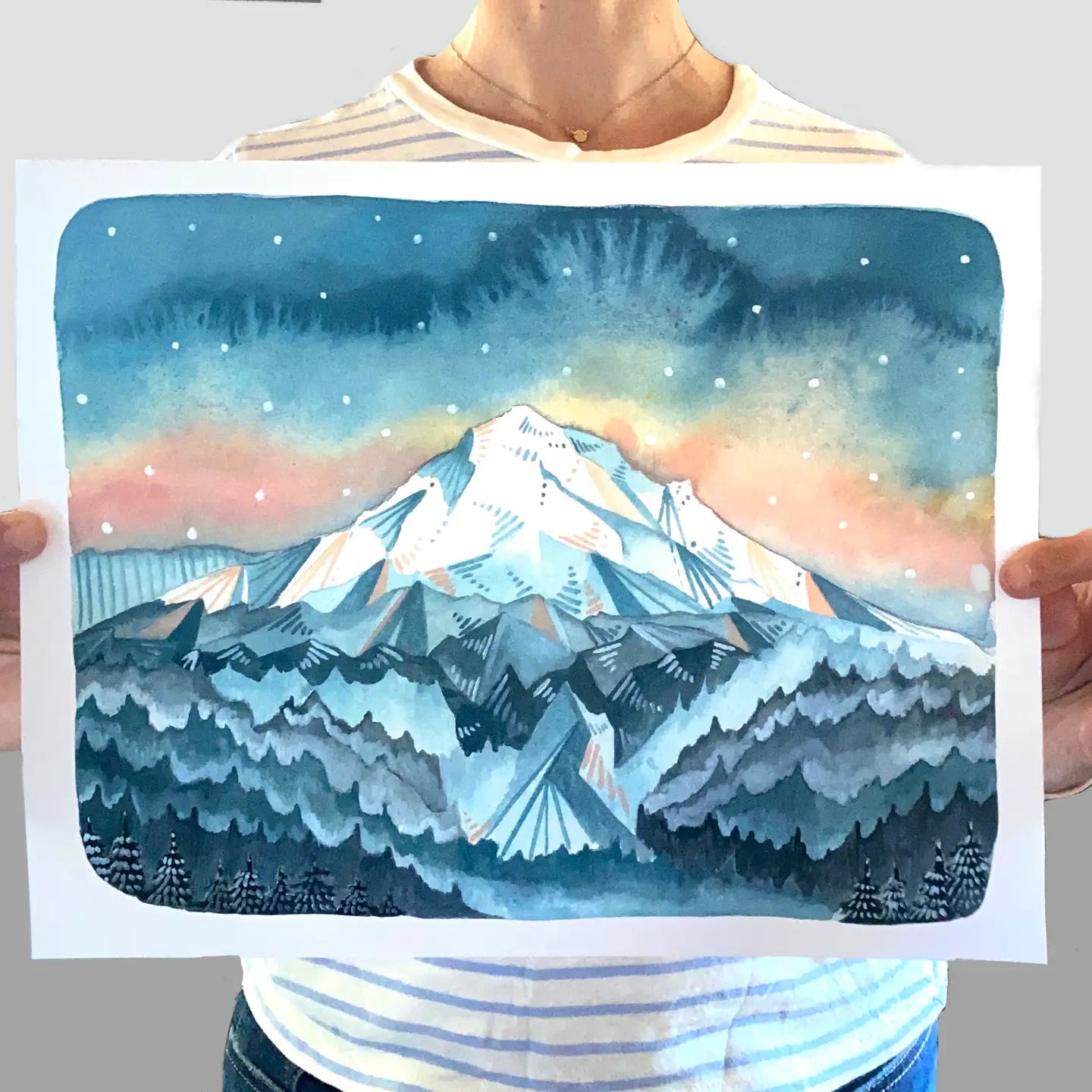Mt . Hood Sunrise Art Print
