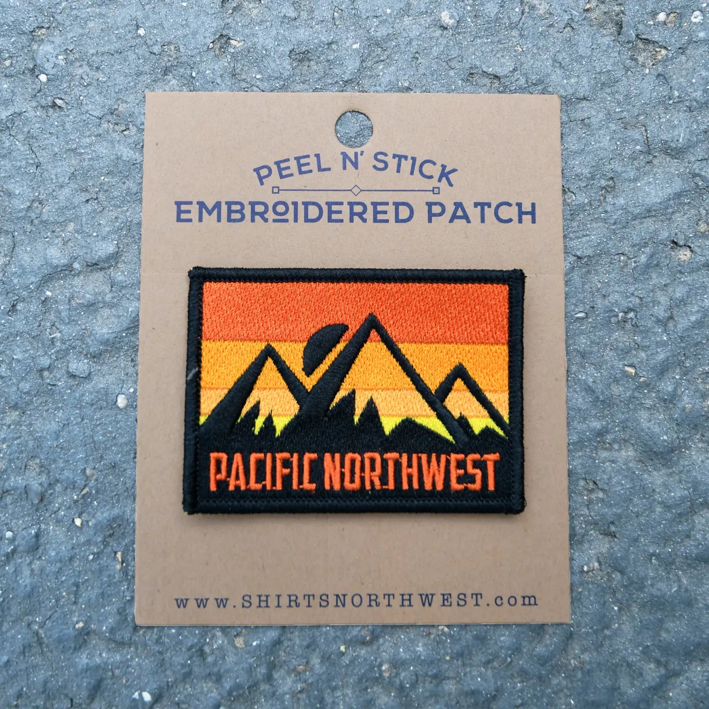 Sunset Mountains/ NW Mountains Embroidered Patch